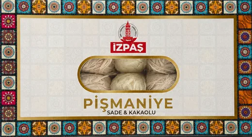 Sade ve kakaolu İzmit pişmaniyesi kutusu
